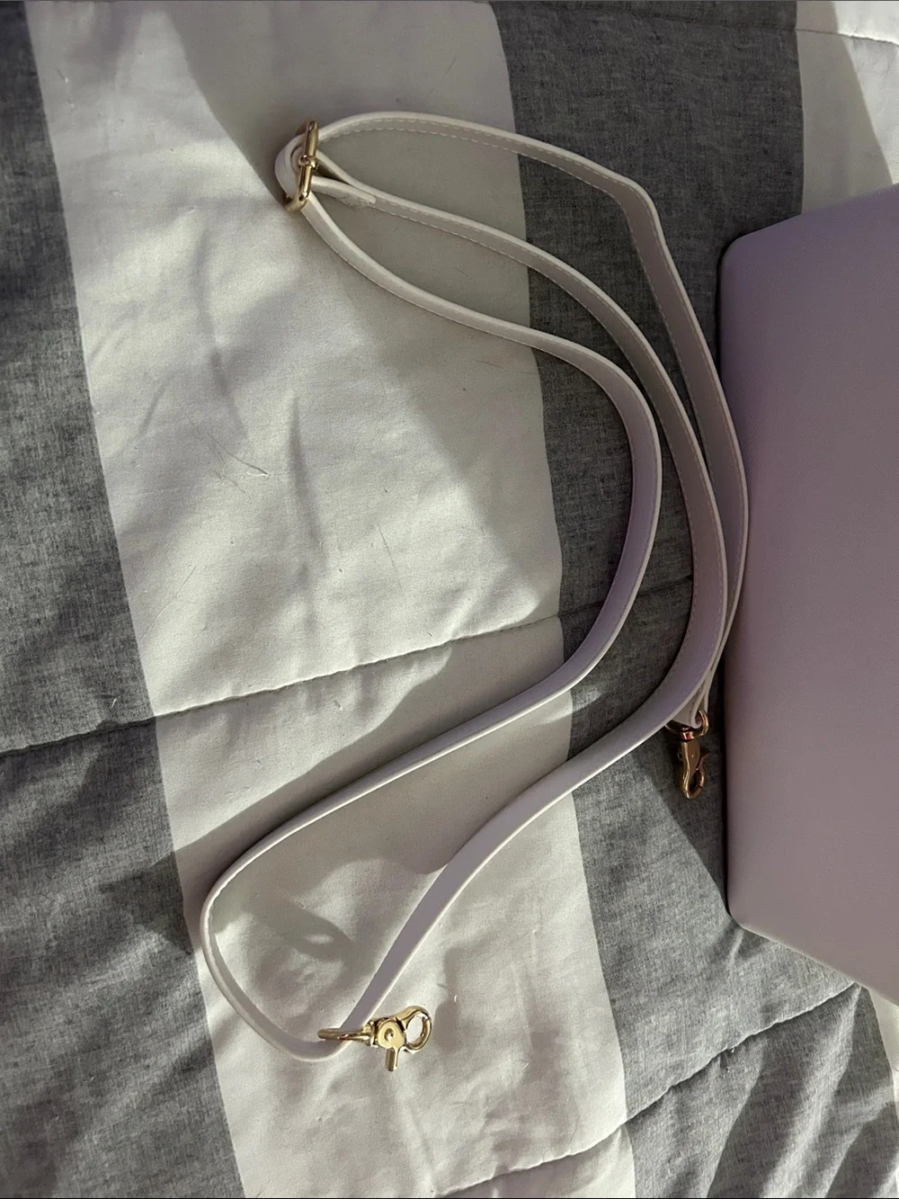 Harry Potter White Tote Bag with Gold Accents - Women's Handbag